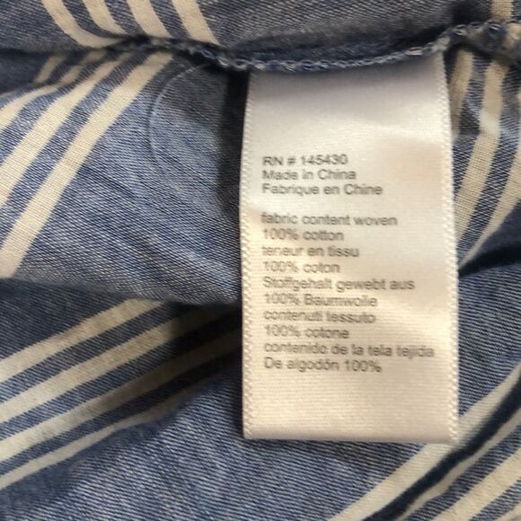 Anthropologie lili’s closet muted stripe shirt - Picture 7 of 8